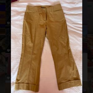 Dolce and Gabbana Khaki Cargo Capri pants